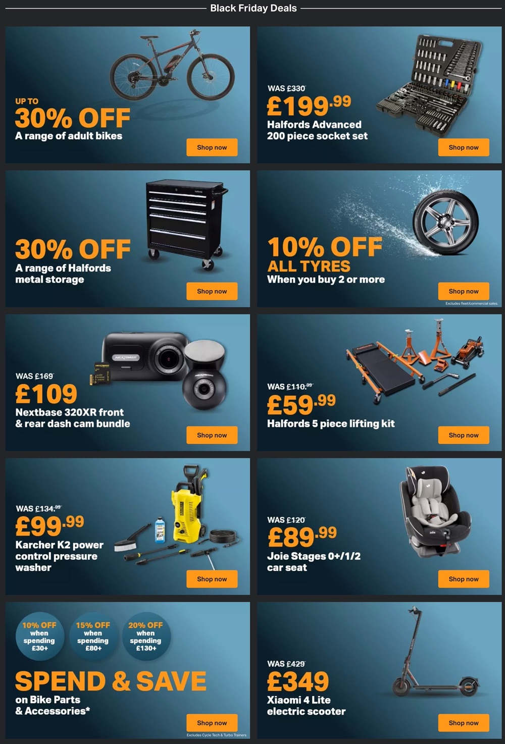 Halfords Black Friday Deals 2023 - LeafletDeals